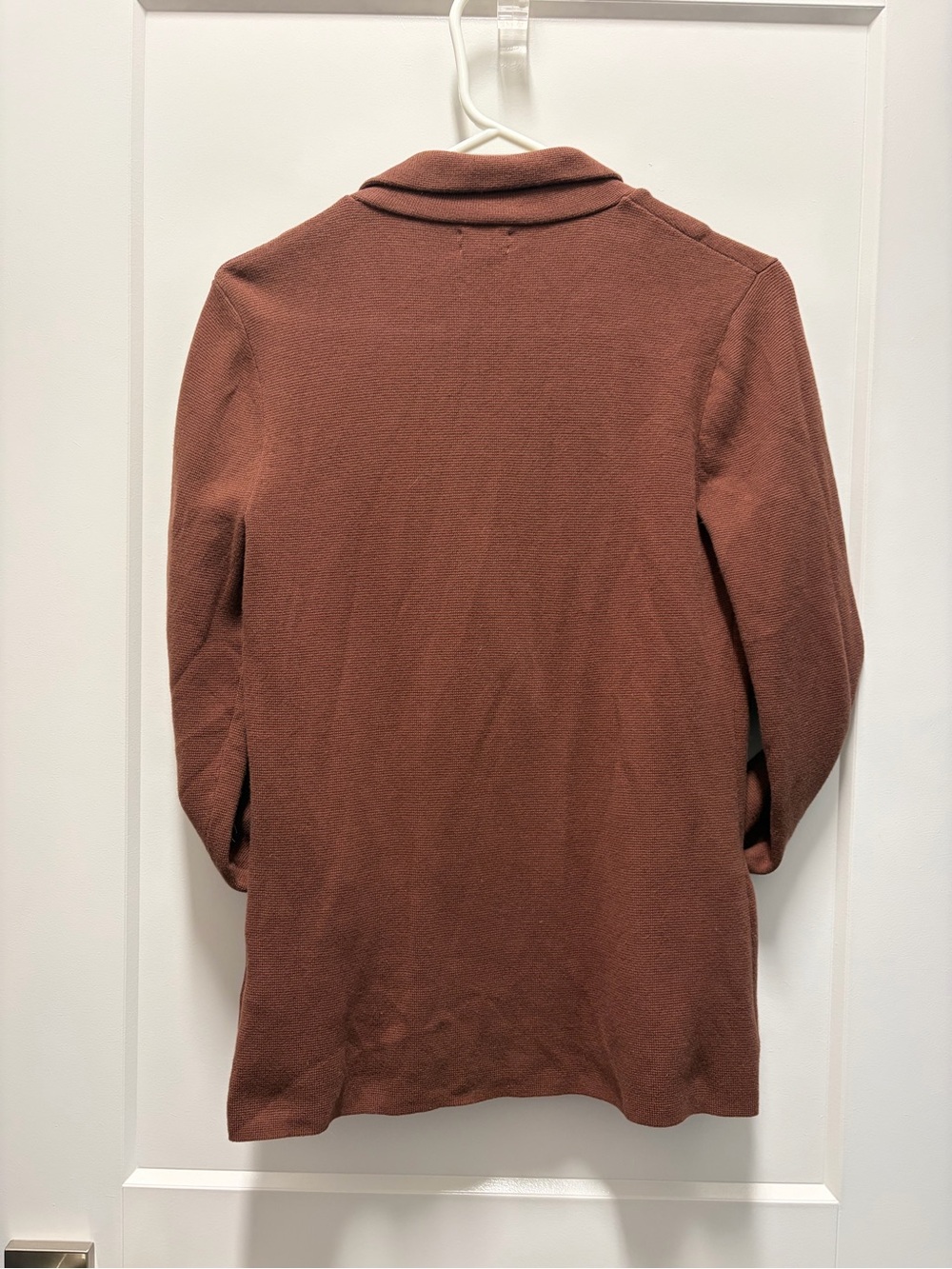 J. Crew Factory Brown Knit Single-Button Cardigan Sweater Blazer - Picture 2 of 3